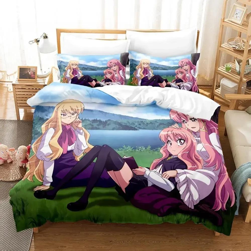 Новый аниме The Familiar of Zero Постельное белье Single Twin Full Queen King Size Bed Set Adult Kid Bedroom Duvet cover Sets Anime Bed