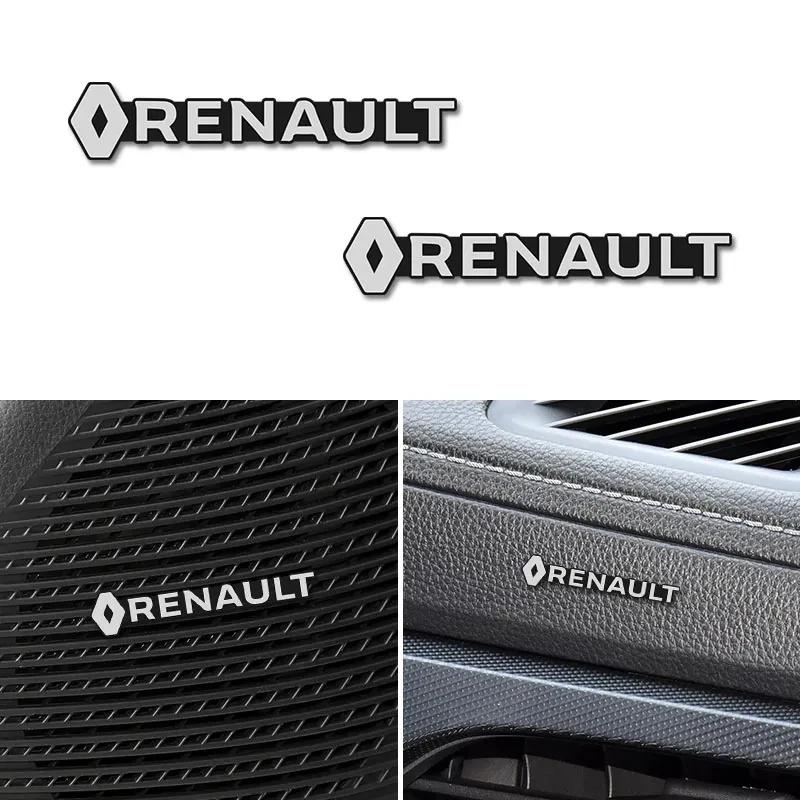 For Renault 2026 New Hub Caps For Renault Megane 2 3 4 Twingo Clio Talisman Captur Trafic Kwid Scen 4/8pcs Metal Car Audio Decor