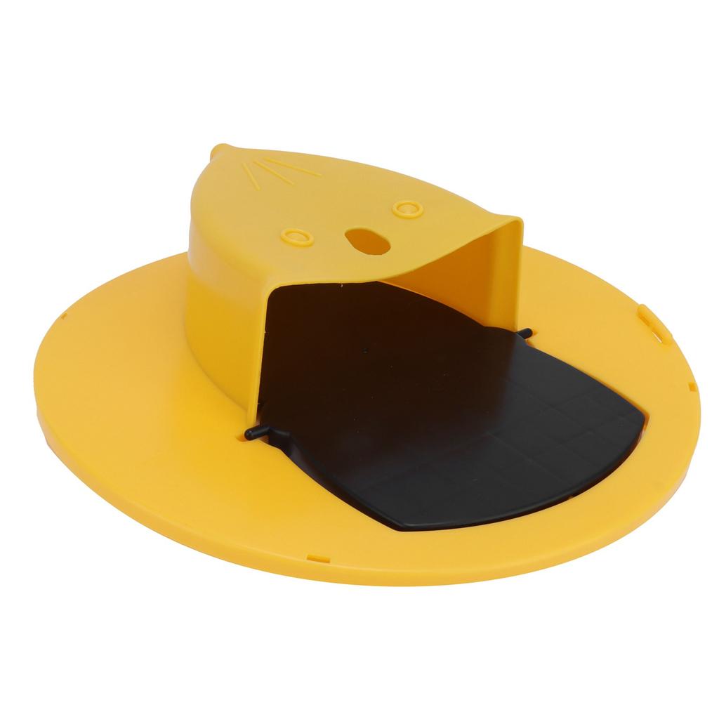 Переворачивающаяся крысоловка Прочная Автоматически перезагружающаяся мышеловка для помещения и улицы Ловец мышей Желтая