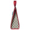 Gucci GG Supreme Bear Print Design Tote Bag Tote Bag Shopping Bag Nylon and Leather Handbag Children's Beige + Blue + Red