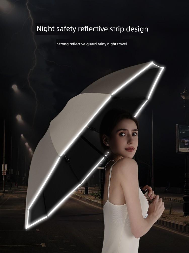 24-Bone Automatic Reverse Umbrella Female Dual-Use Sun Umbrella Sun Protection UV Protection Umbrella Large Men