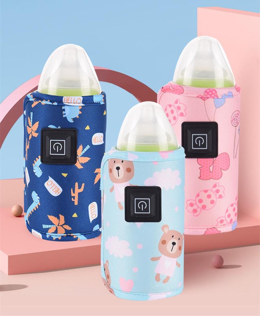 DEEYOTA Bottle Baby Bottle Baby Milk USB Milk Easy To Thermal Baby Bottle Universal Nursing Going Midnight Outdoors Warmer, Cover, Heating, Charging,