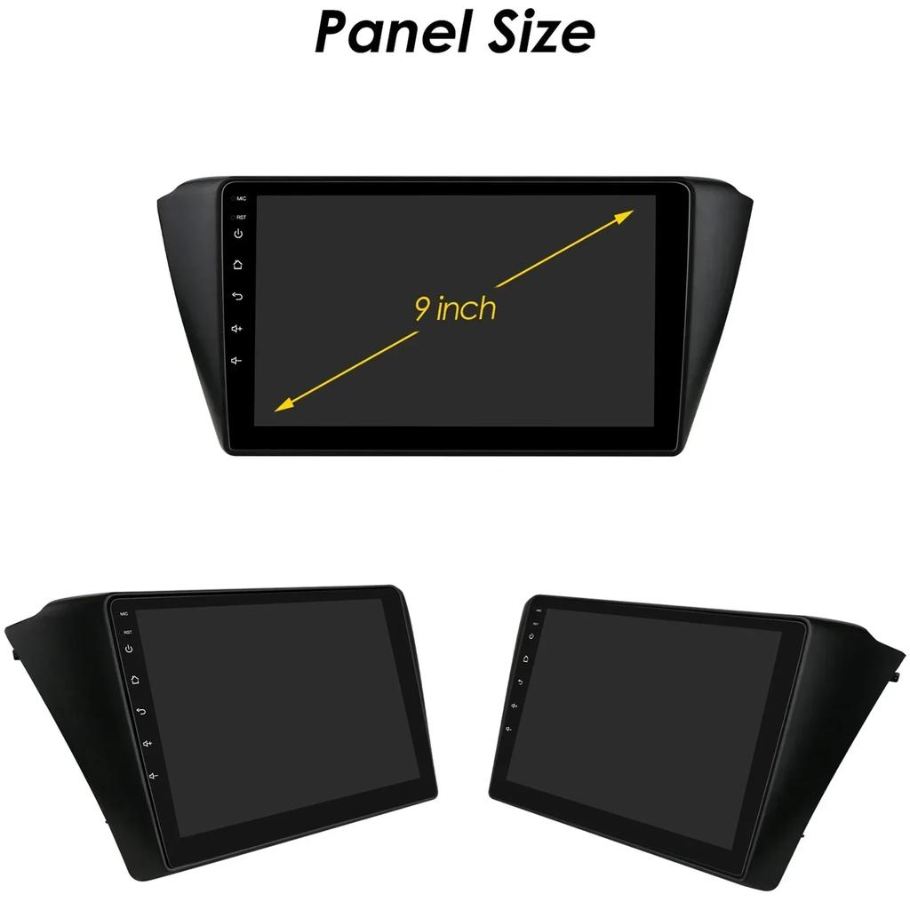 Hizpo Carplay 4G 9" Car Radio Android for Skoda Fabia 3 III 2015 2016 2017 2018 2019 Multimedia Player Navigation GPS 2 Din Stereo DSP  Blueteeth DVR