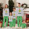 Cartoon Letters Print Family Matching Long Sleeved Parent-child Suit Home Clothes Suit Fall