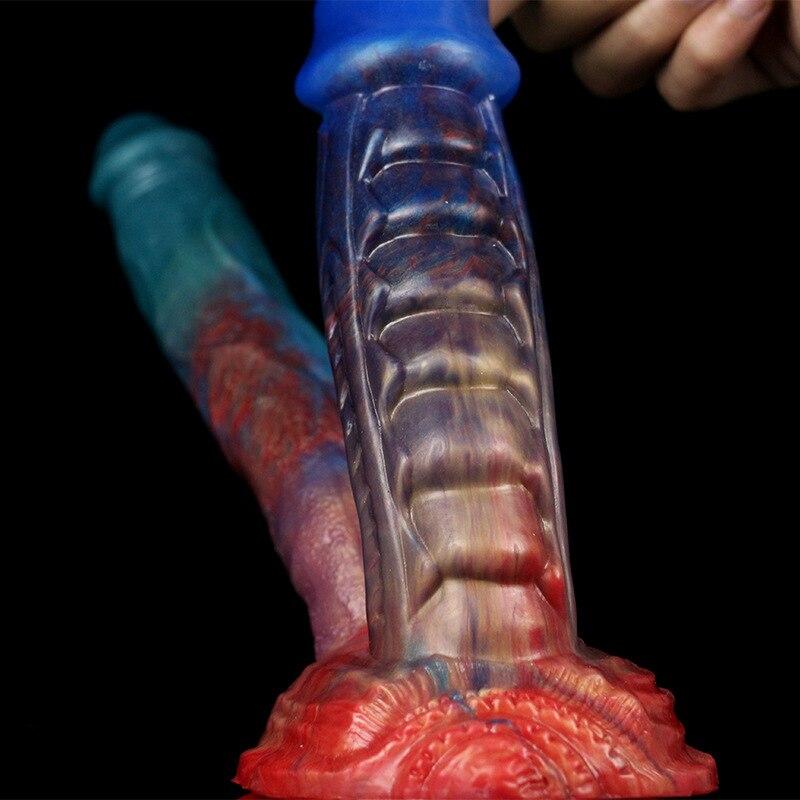 Силиконовый двуглавый фаллоимитатор с присоской, мастурбатор, анальная пробка, секс-игрушка для взрослых, ремешок на члене, женское доминирование