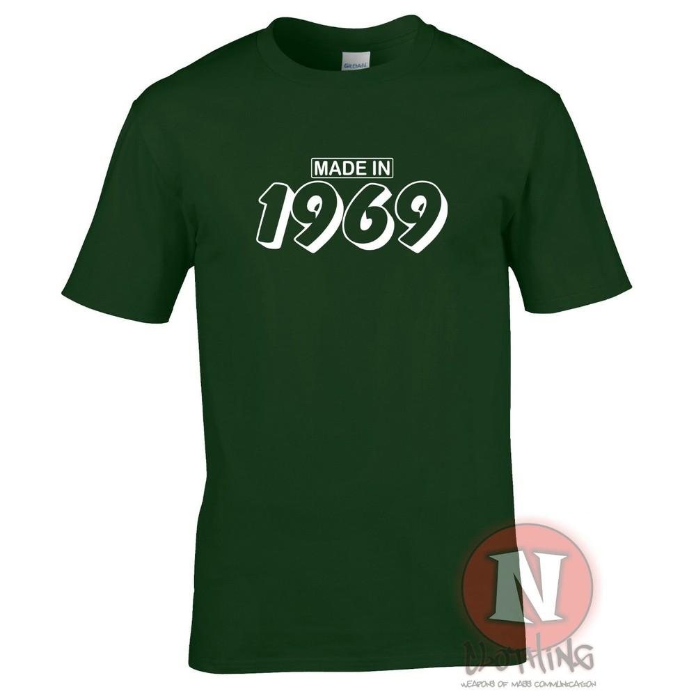 Made In 1969 TShirt Birthday Celebration Present Gift Funny Party Teeshirt