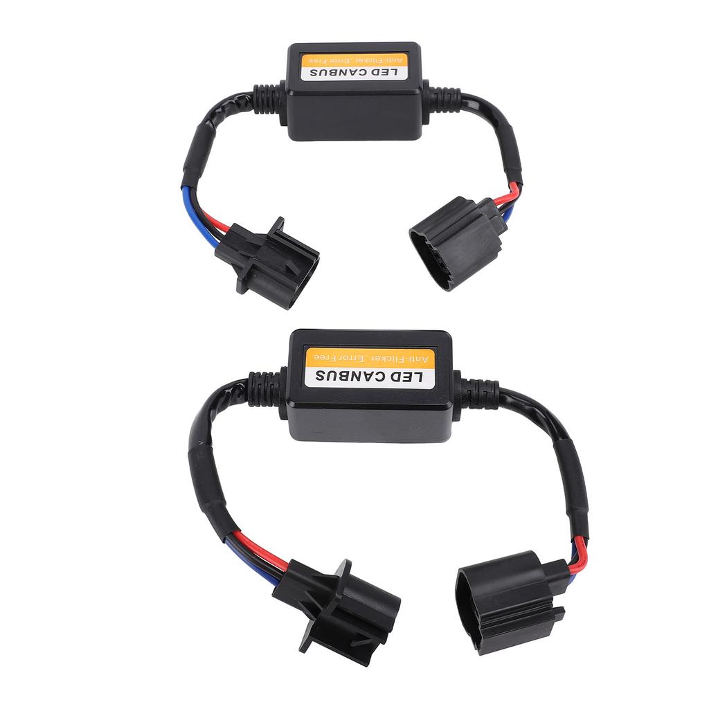 2 шт. Автомобильный светодиодный фара Canbus декодер анти мерцание предупреждение об ошибке жгут резистор комплект для H13 Headla