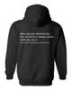 Dear Person Behind Me Love From Cool Men Women Unisex Hoodie 2869