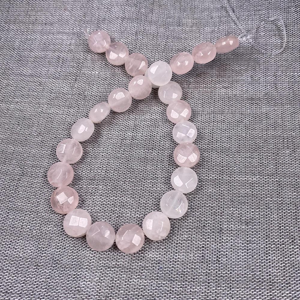 Бусины из натурального камня розовый кварц/унакит граненые бусины для изготовления ювелирных изделий DIY ожерелье браслет серьги аксессуар