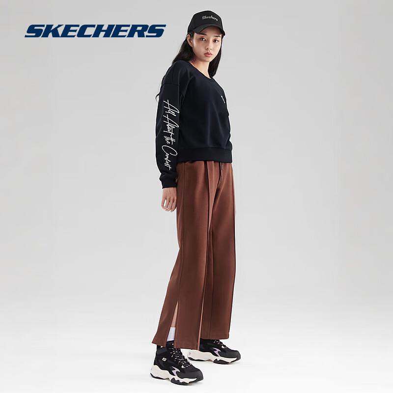 Skechers Женские зимние теплые кроссовки на массивной платформе 167595