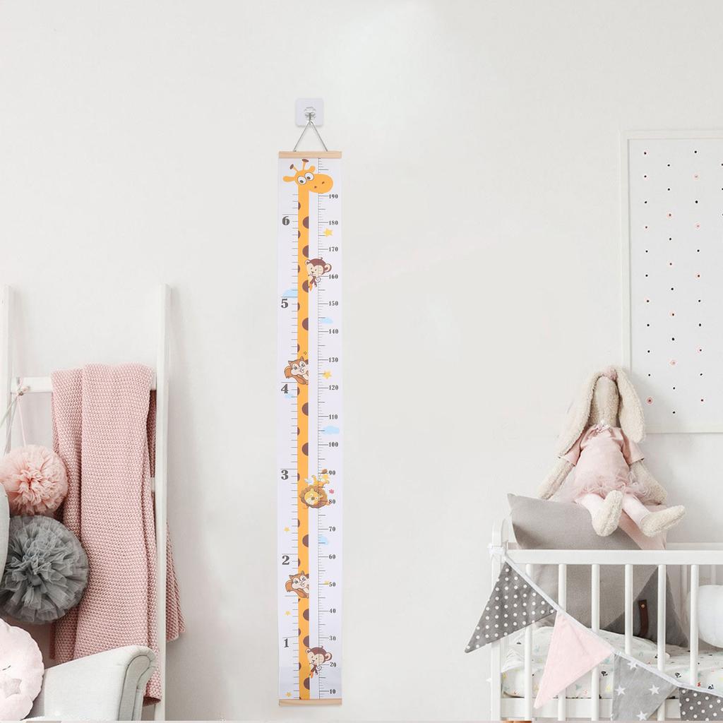 Baby Height Measurement Tool Removable Roll Up Kids Height Measure Chart Measure and Monitor Kids Growth