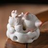 Nine-tailed Fox Incense Burner Decoration Chinese Style Vintage Fox Resin