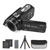 Andoer 2.7K Digital Video Camera Camcorder DV Recorder 48MP 16X Digital Zoom 3.0 Inch IPS Touch