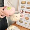 Креативная кружка с клубникой Мультяшная милая керамическая чашка Высококачественная керамическая чашка для воды с крышкой С ручкой Подарок