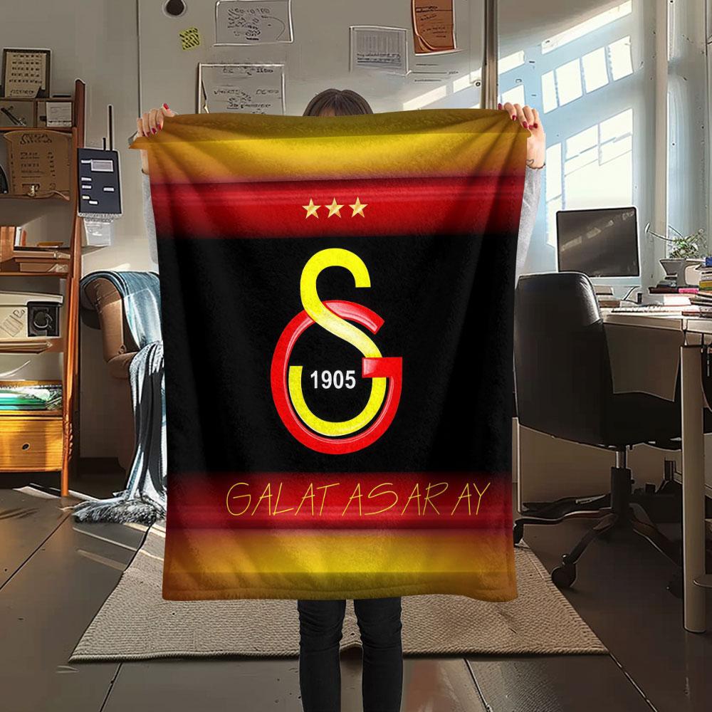 1PC Galatasaray Victor Blanket, High quality Comfortable for All Seasons, Home Decor, Warmth and Comfort