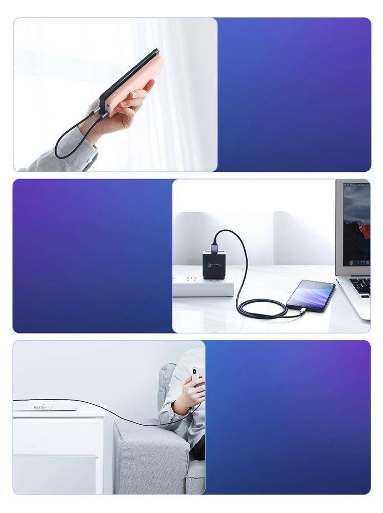 Ugreen Cable Usb - Usb Type C Quick Charge 3.0 3A 2M Gray (60128)