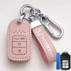 Leather Car Key Remote Cover Full Case Accessories  Honda Civic Accord HR-V CR-V CRV 11th 2022 2023 City Fit Odyssey Jade RB6