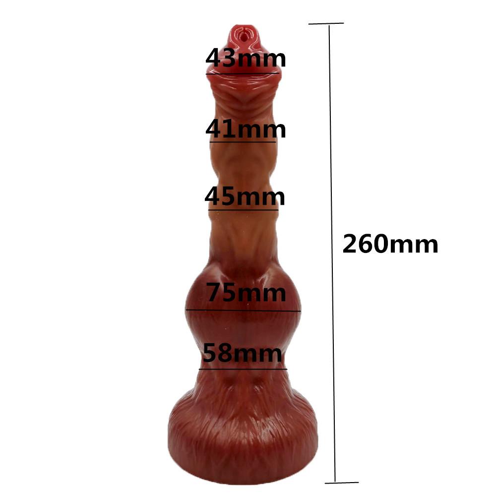 Новый большой член собаки дилдо пенис силиконовые дилдо женское устройство для мастурбации имитация животного пенис секс-продукт
