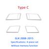 For Mercedes Benz GLK X204 2008-2015 Car Door Trim Inner Door Bowl Handle Cover Patch Seat Adjustment Button Sticker Accessories