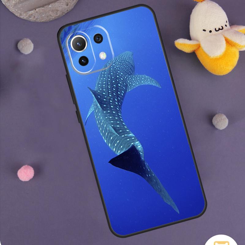 Чехол-аквариум с китовой акулой для POCO X3 X5 X6 M6 Pro F6 F3 F5 M5s Xiaomi 14 13 Ultra 12 Lite 11T 12T 13T Pro