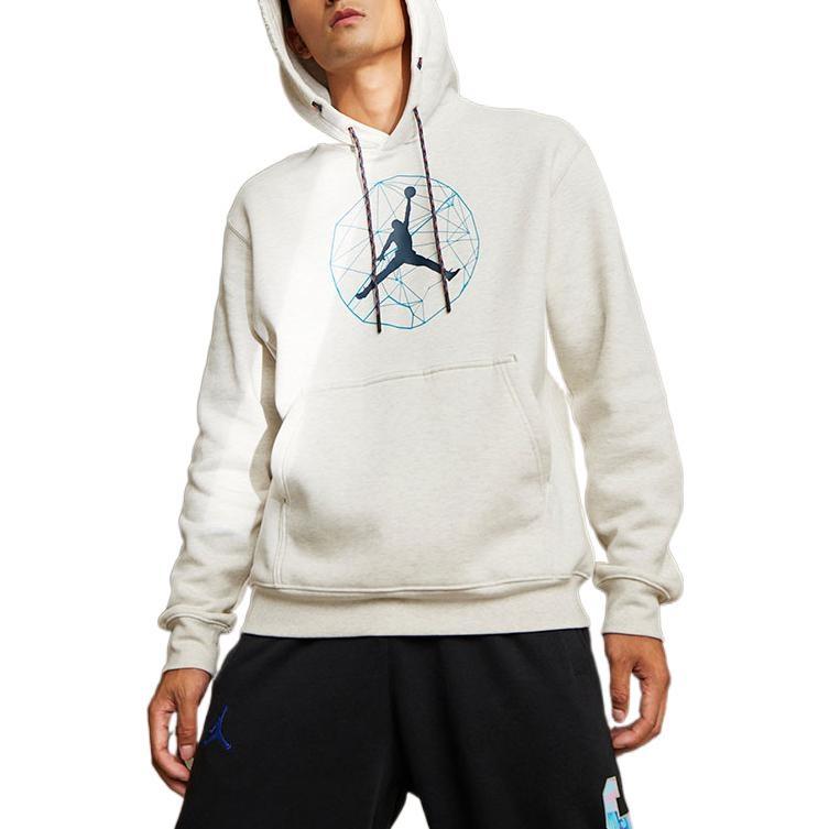 Air Jordan Logo Hoodie 'Beige' Men's DX6595-141