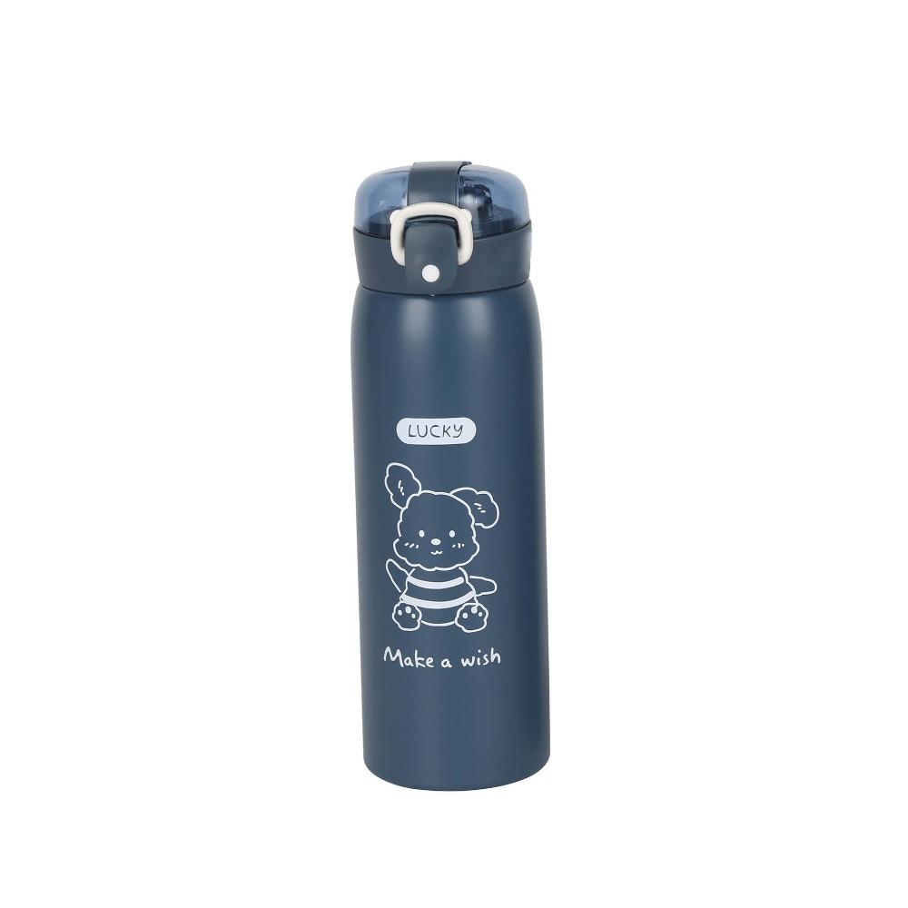 350ml/500ml Thermal Water Bottle Stainless Steel Insulated Cup Cartoon Thermal Flask  Kids