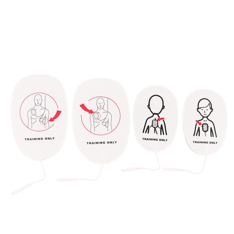 1 пара патчей для обучающих устройств Aed, сменные подушечки для обучения оказанию первой помощи для взрослых и детей