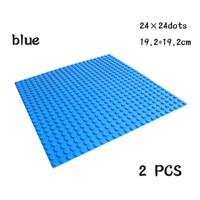 Нетоксичные 24x24 20x20 Точек Классические 2 Шт. Основы Блоки Маленький Размер DIY Кирпичи Основы Пластик ABS Сборка Пластины Блоки Для Детей