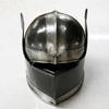 Blackened 18 Gauge Steel Medieval Dark Knight Sallet Helmet