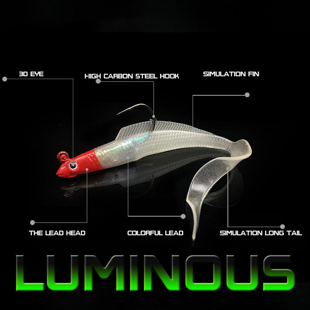 Мягкая приманка 12 см/8 г, воблеры, искусственная силиконовая приманка для рыбалки, приманка для ловли карпа, джиг-приманки, снасти