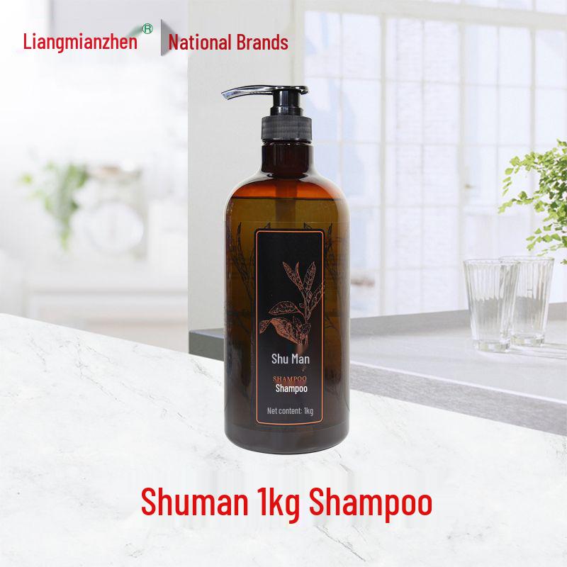 Liangmianzhen Shuman 1 л Шампунь и гель для душа для отелей и гостевых домов