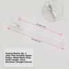 Teardrop Slider Mesh Tape Zipper Transparent Mesh Fishnet Zipper Close End Zipper  Fashion Design