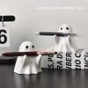 Spooky Ghost Pen Holder Cute Ghost Decor Creative Desk Ornament Quirky Adorable Pencil Stand