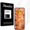 Protective Film - Phonillico - Google Pixel 8 - Pack of 4 - Tempered Glass - Scratch Resistant