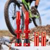 1/8Pcs with Wrench Cap Bicycle Valve Set Aluminum Zinc Zinc Alloy Tubeless Tire Valve Tubeless Road Bike