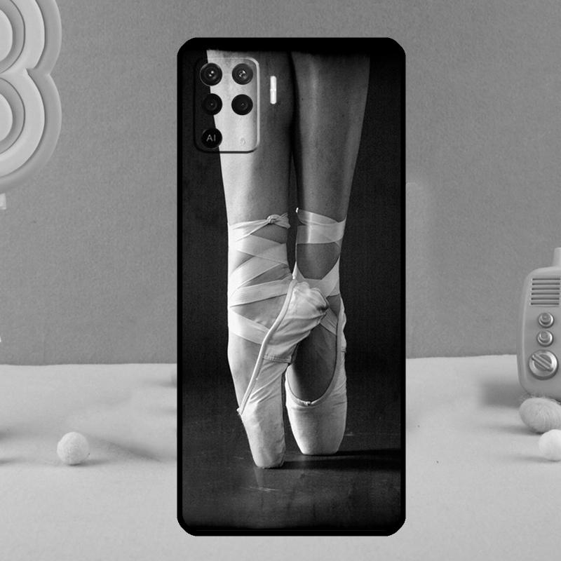 Чехол для телефона Танцовщица Балерина Для Oppo A38 A18 A58 A78 A98 A79 A40 A60 A80 A16 A76 A96 A15 A74 A94 A54 A77 A17