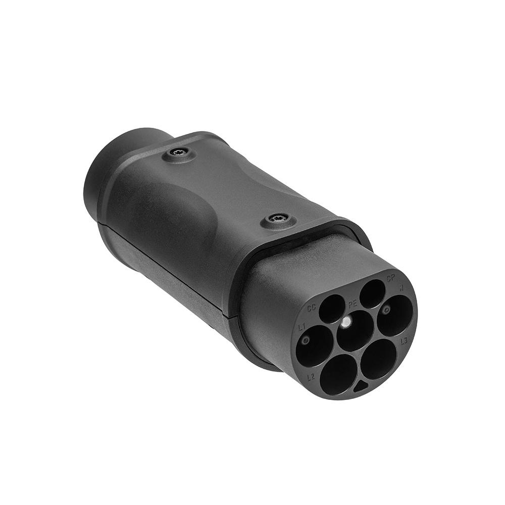 Разъем для зарядки электромобиля EV IEC 62196 Розетка Тип 2 к 1 Адаптер EVSE