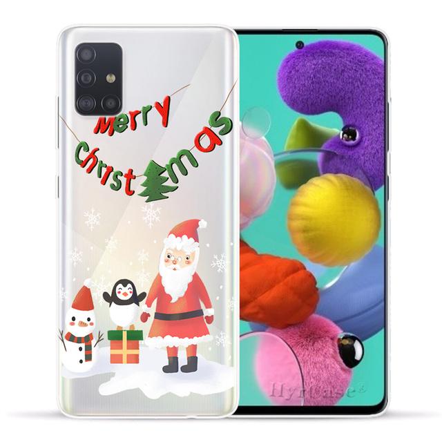 Силиконовый чехол «Лось с Рождеством» для Samsung S22 S21 Ultra S20 Fe Plus A53 A73 A52 A72 A51 A71 A22 A12 A32 A50 A33 A13, чехол