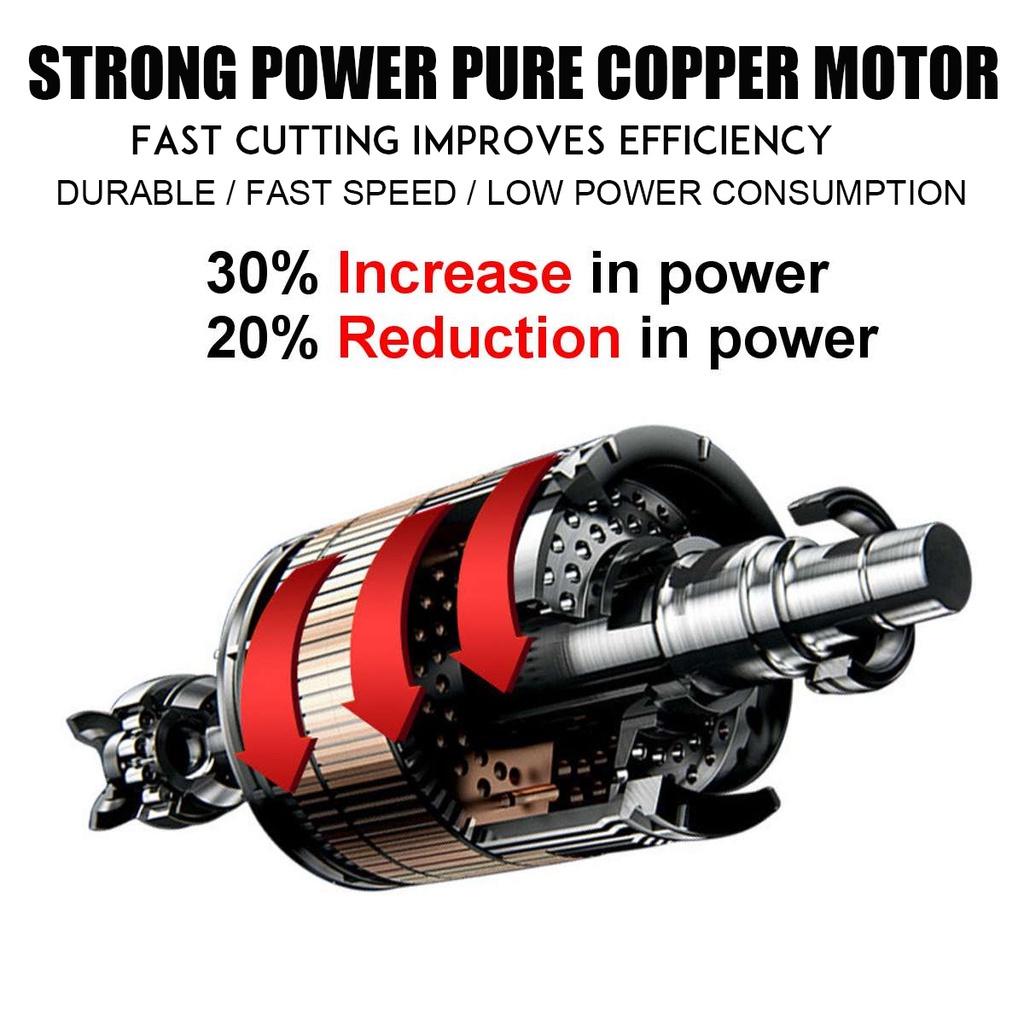 10-дюймовая аккумуляторная электрическая пила, 388 В, 2500 Вт, бензопила с 2 шт., литий-ионная аккумуляторная батарея, бесщеточный деревообрабатывающий инструмент