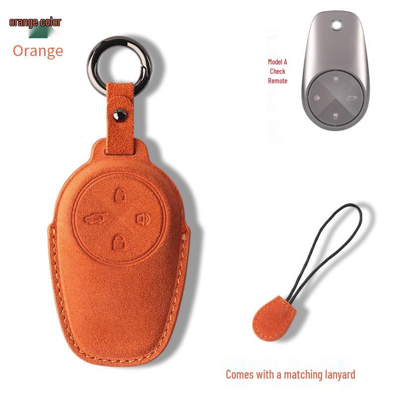 NIO ET5/ET7/ES6/ES8/EC6 High-Grade Suede Key Case - Unisex Car Protective Shell Cover