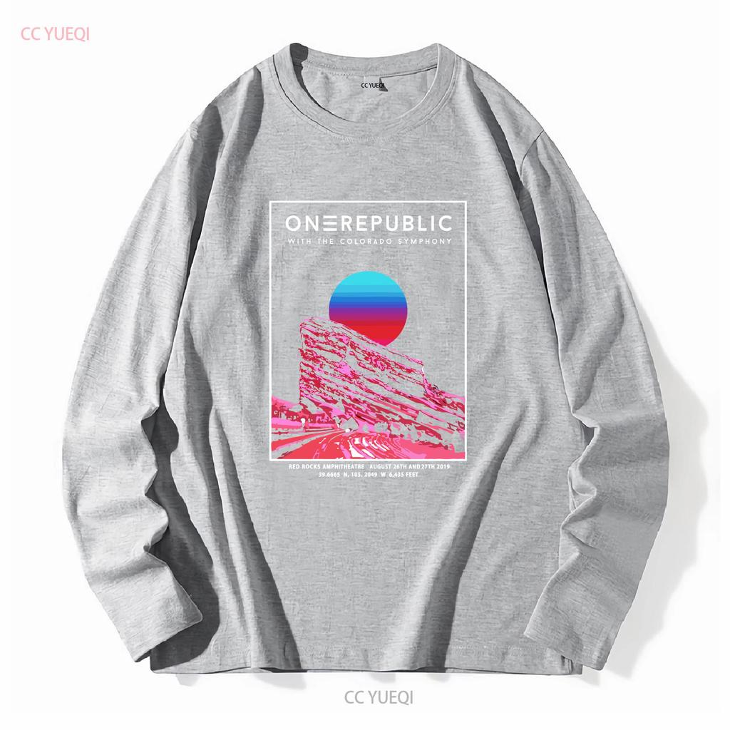 1r One Republic With The Colorado Symphony Red Rocks Tour T Shirt 2019 Size Medium Long Or Short Sleeves Vintage Washed
