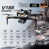 2025 New V188PRO RC Mini Drone 8K Photography HD ESC Dual Camera Optical Flow Positioning Obstacle Avoidance WIFI FPV Brushless Quadcopter Toy Gift