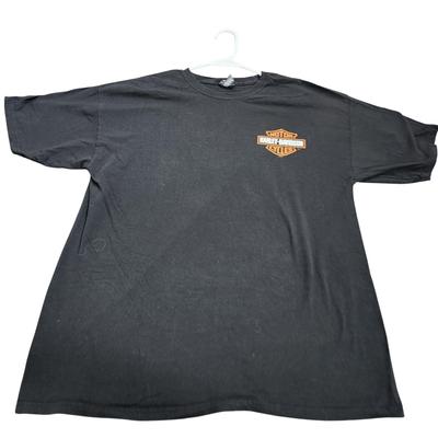 Винтажная футболка Harley-Davidson Мужская XL Черная Walters Brothers Футболка Peoria IL Унисекс Футболка