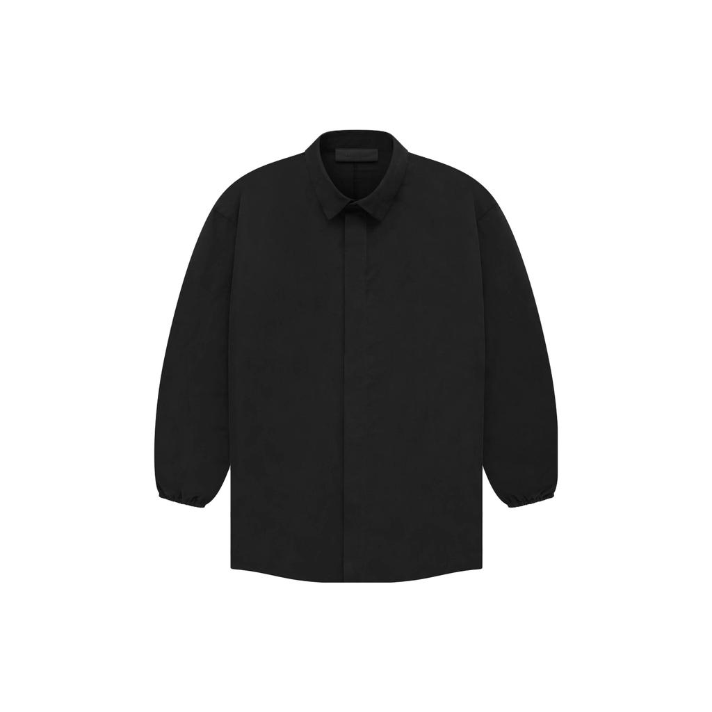 Fear of God Essentials Button Down Shirt Black Men Tops 186SP234020F