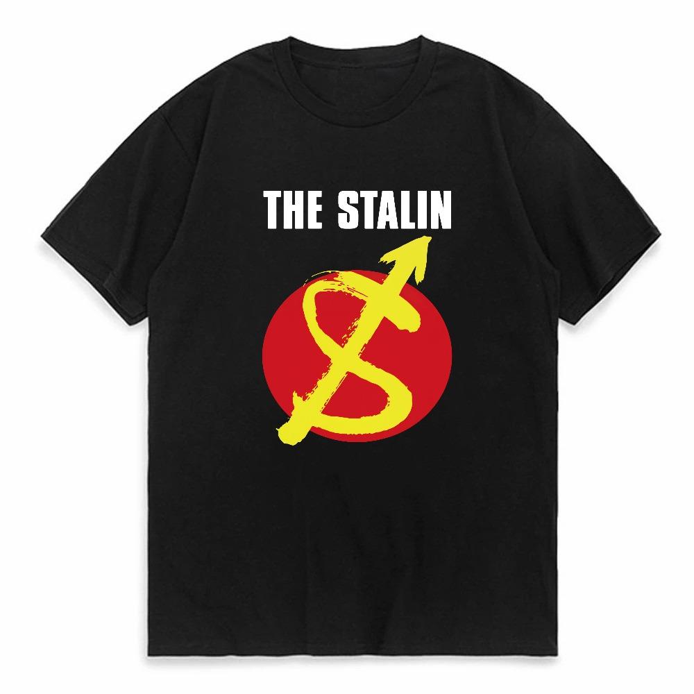 THE STALIN Print T-shirt Men's Short Sleeve O-neck Cotton TShirt summer Casual round neck Loose