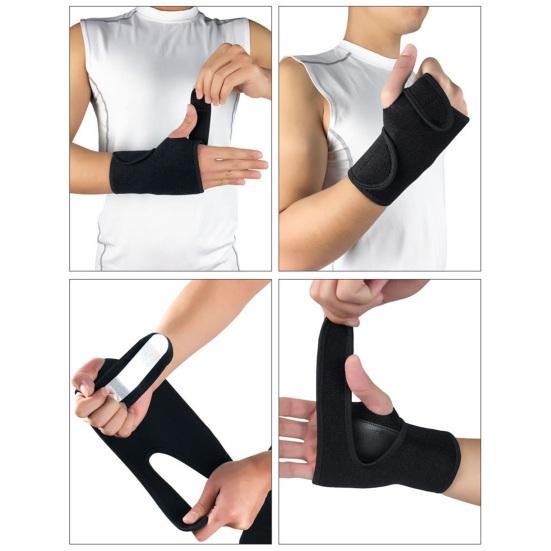 Wrist Brace for Carpal Tunnel Arthritis Pain Relief Wrist Wrap Support Adjustable Breathable Sports Wrist Guard