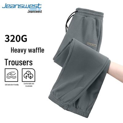 Мужские повседневные брюки-джоггеры вафельной вязки Jeanswest
