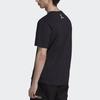 Adidas T Shirts Men's Black Crew Neck Moderate Straight Fit HD6359