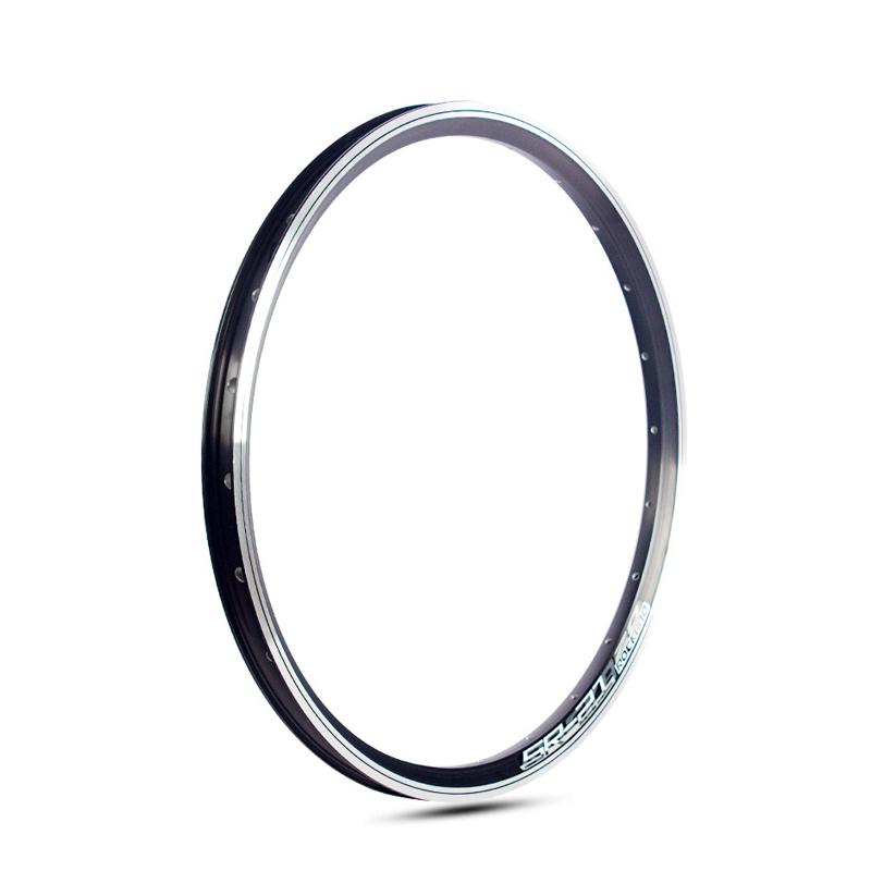 1Pc/2Pcs 20Inch Folding Mountain Bike Rim 451/406 Aluminum Alloy Bicycle Wheel Rim 24H V/Disc Brake Rim Black Silvery