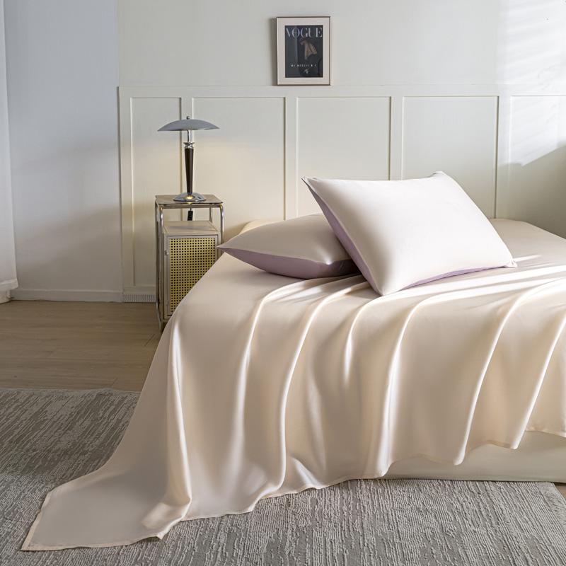 Sleep Glaeser Lanjing Tencel Soft Series Solid Color Single Bed Sheet